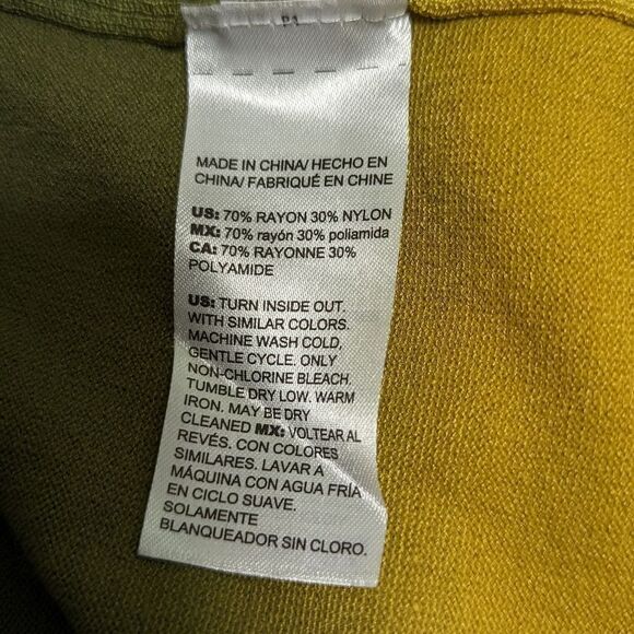 CHICO'S Rayon Spun Dip Dyed Open Front Cardigan/Duster - Picture 5 of 13